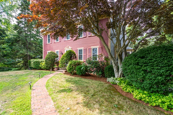Welcoming entryway to the home