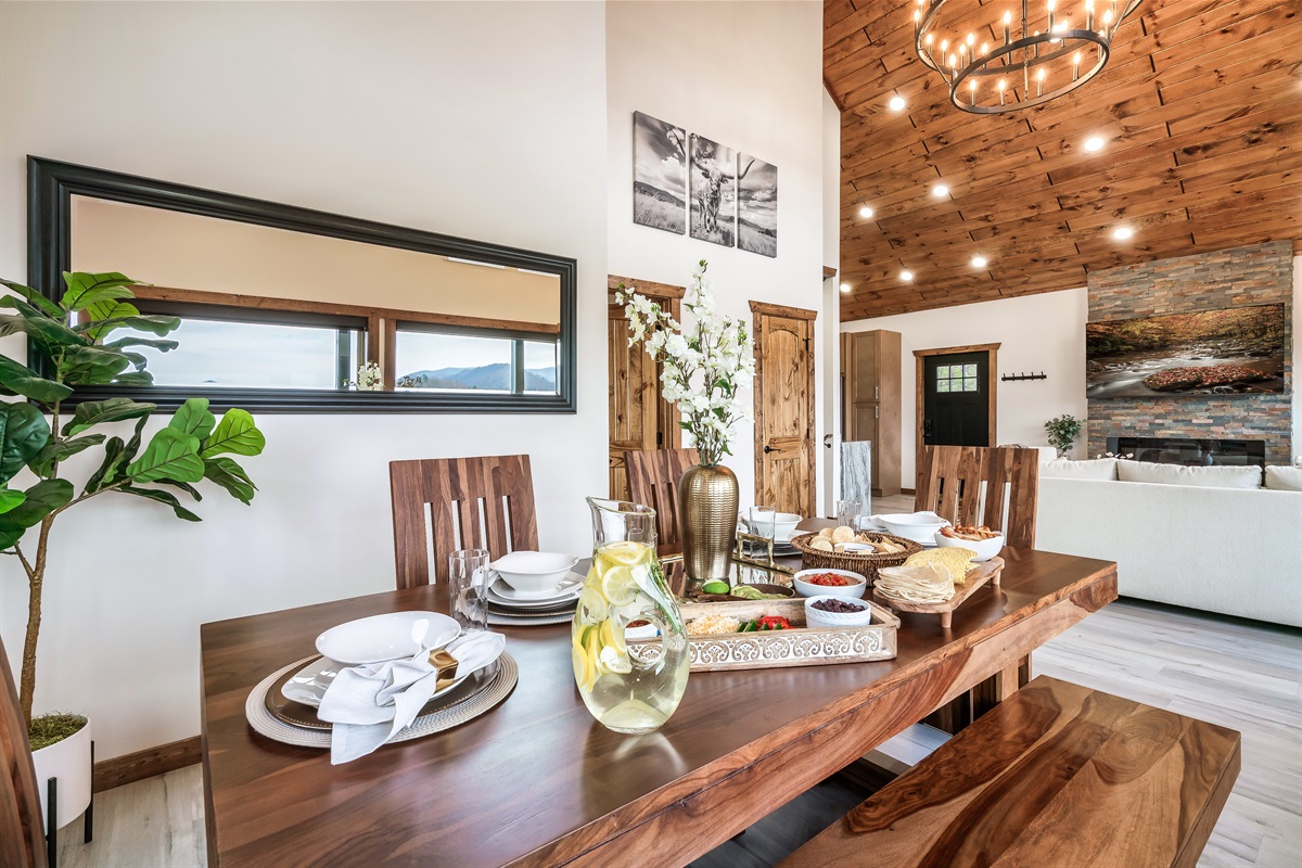 Perfect spot to enjoy meals together.