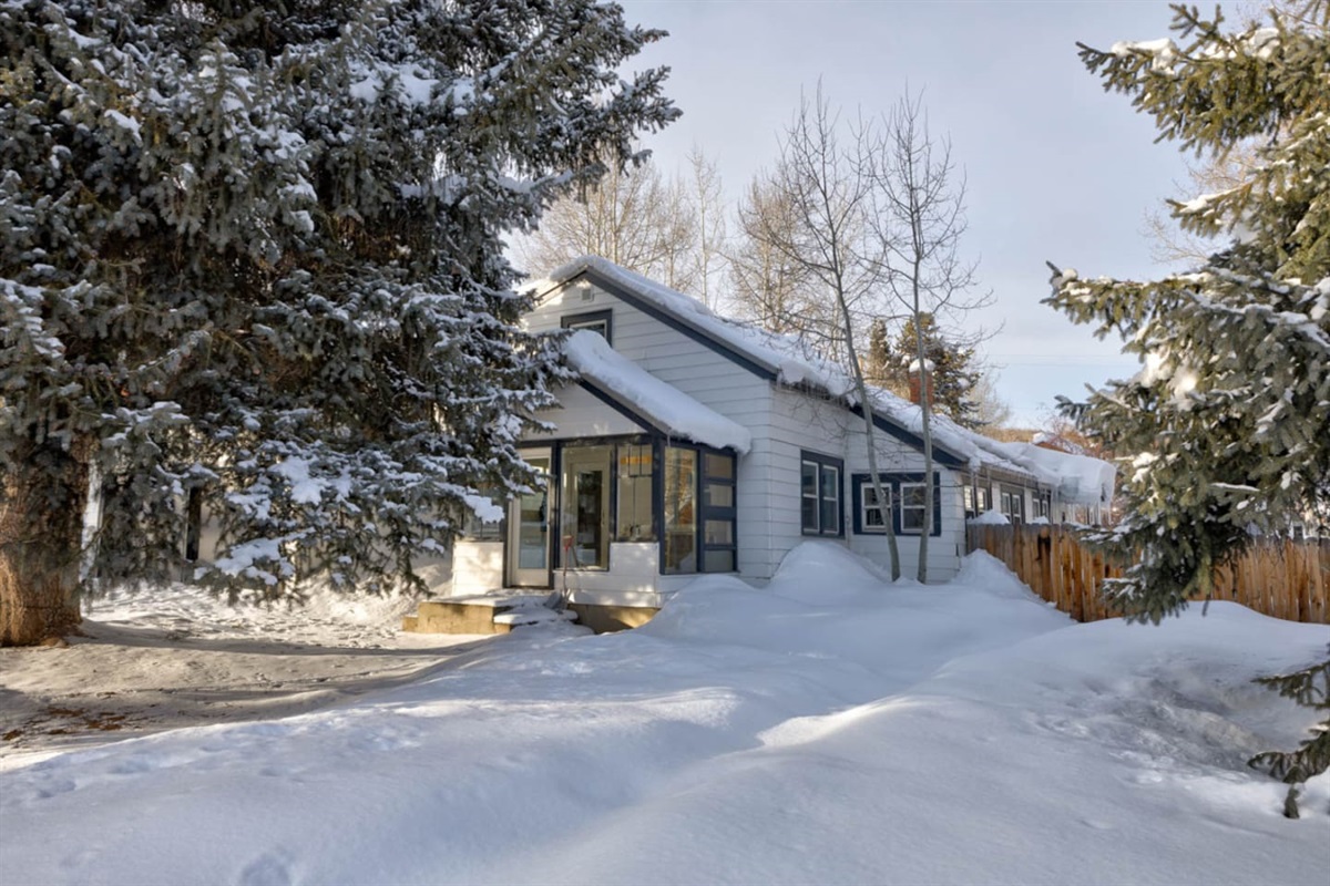 Exterior of Home with Fenced Yard