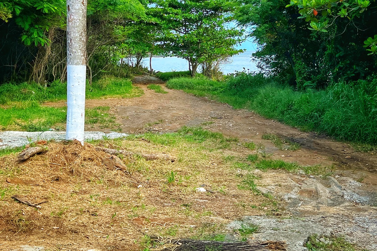 This the path to the beach. You can walk from the house, but keep in mind, you will have to walk back uphill to get home.