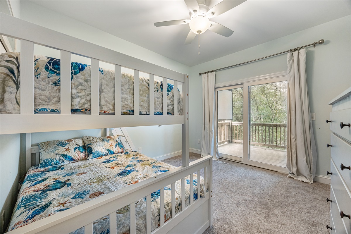 Perfect for kids or friends, with private deck access.