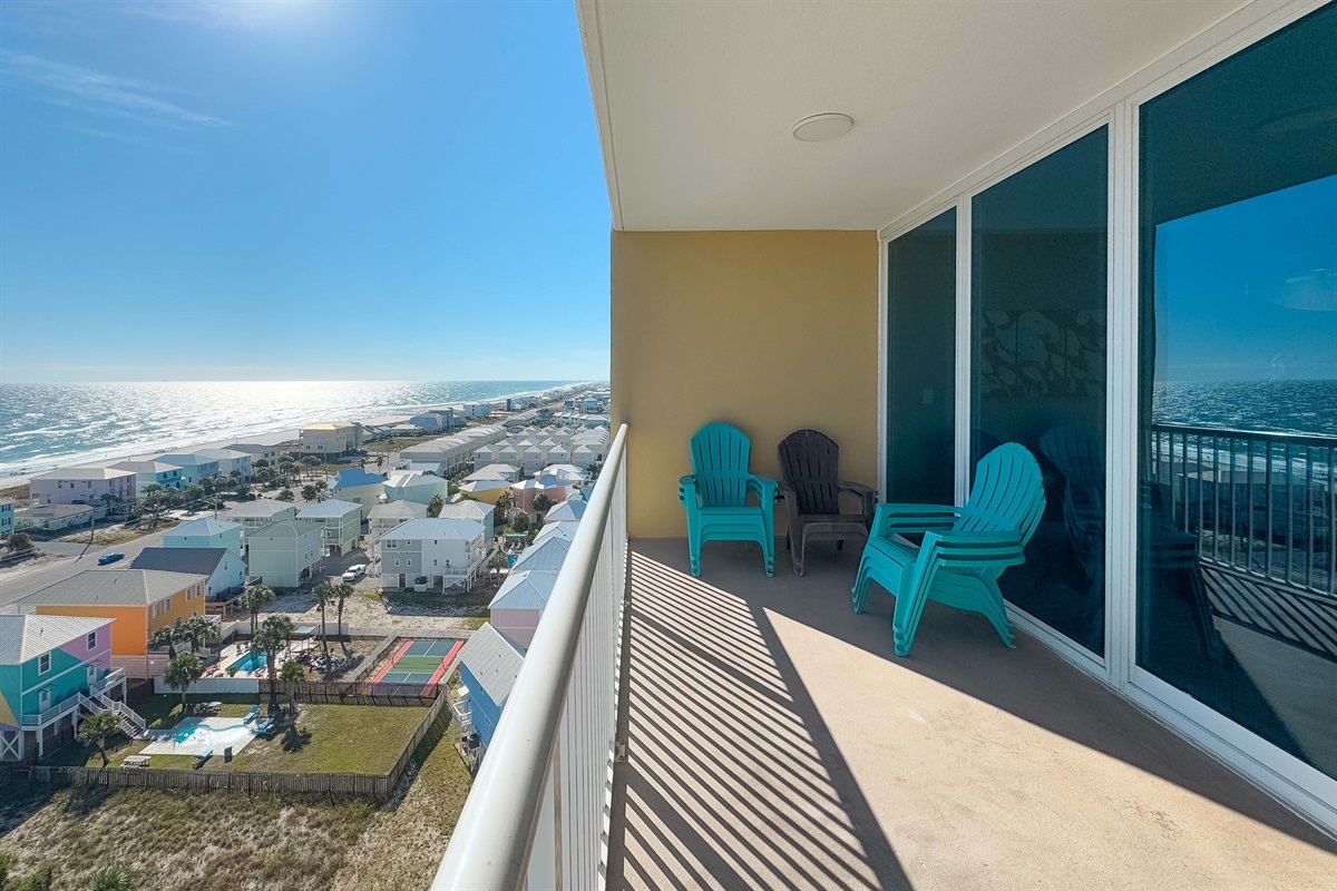 Find peace and tranquility in this sweeping view of sand and sea.  A visual escape to the calming shores.