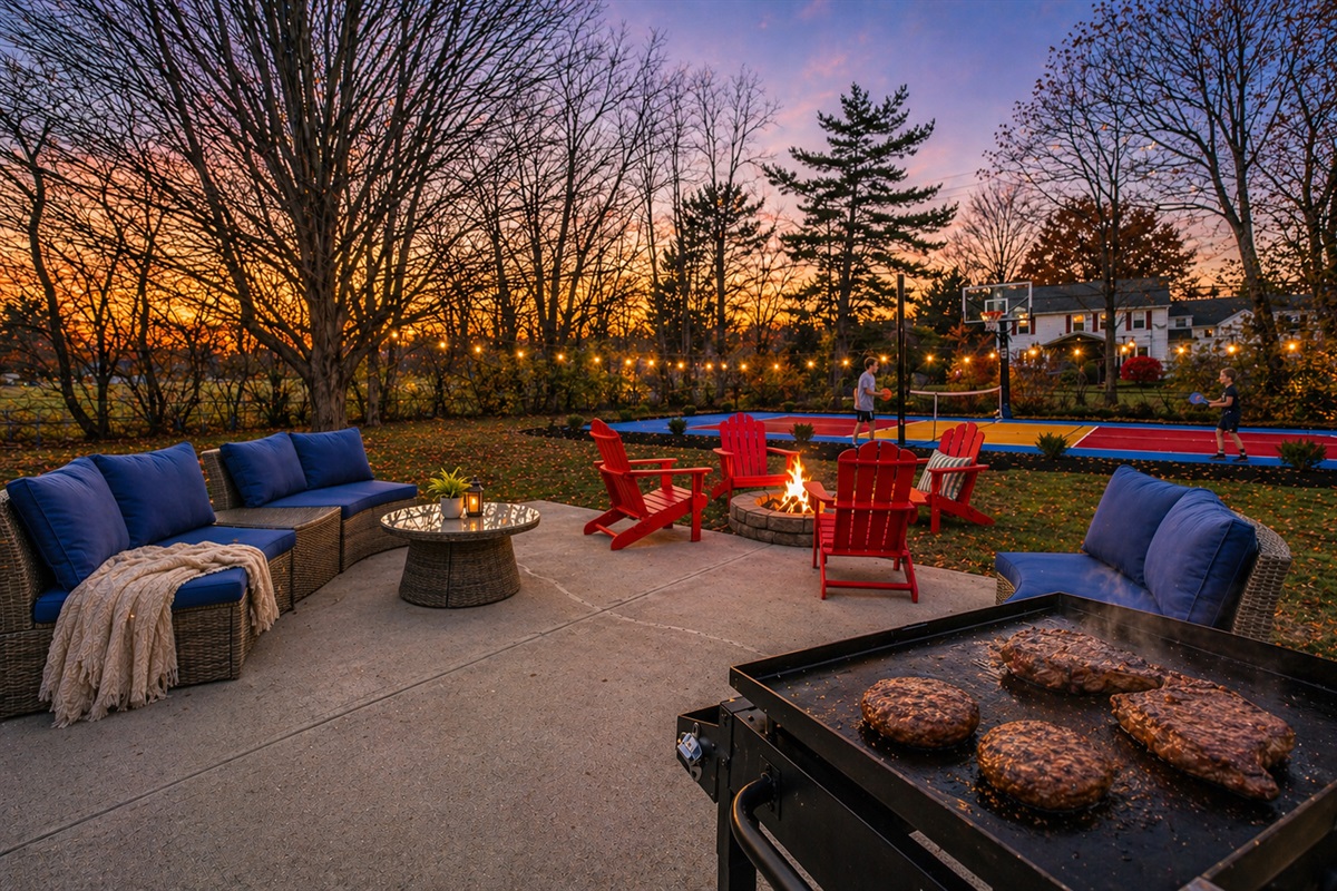 Unwind together after a fun filled day