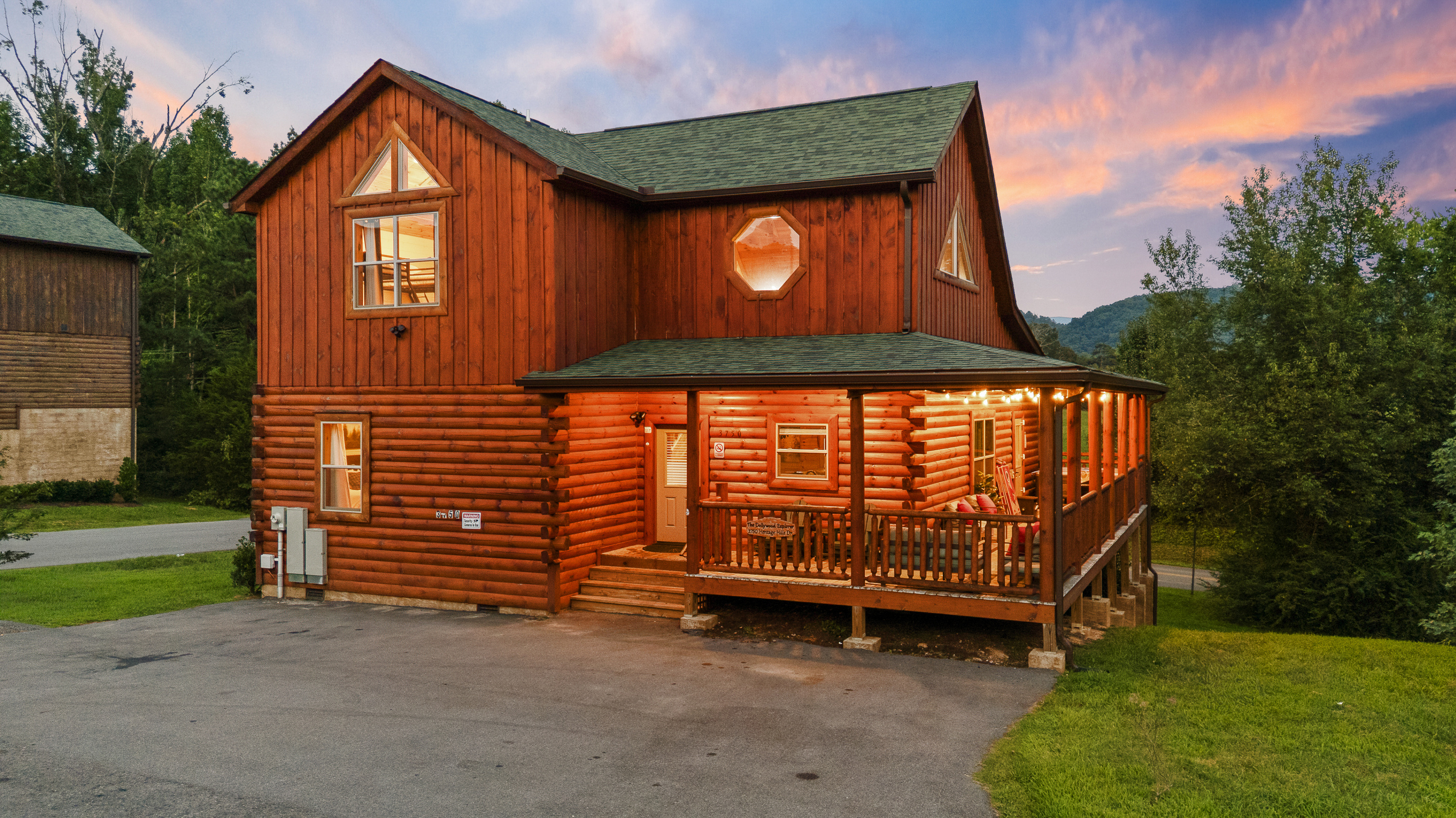 Exterior of cabin
