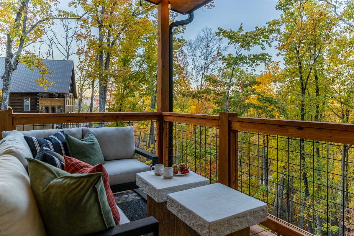 Main deck lounge — perfect for relaxing outdoors