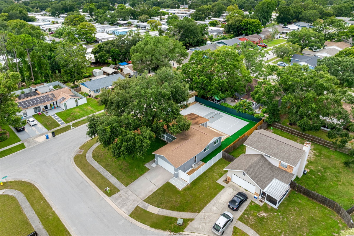 Aerial View of the Neighborhood