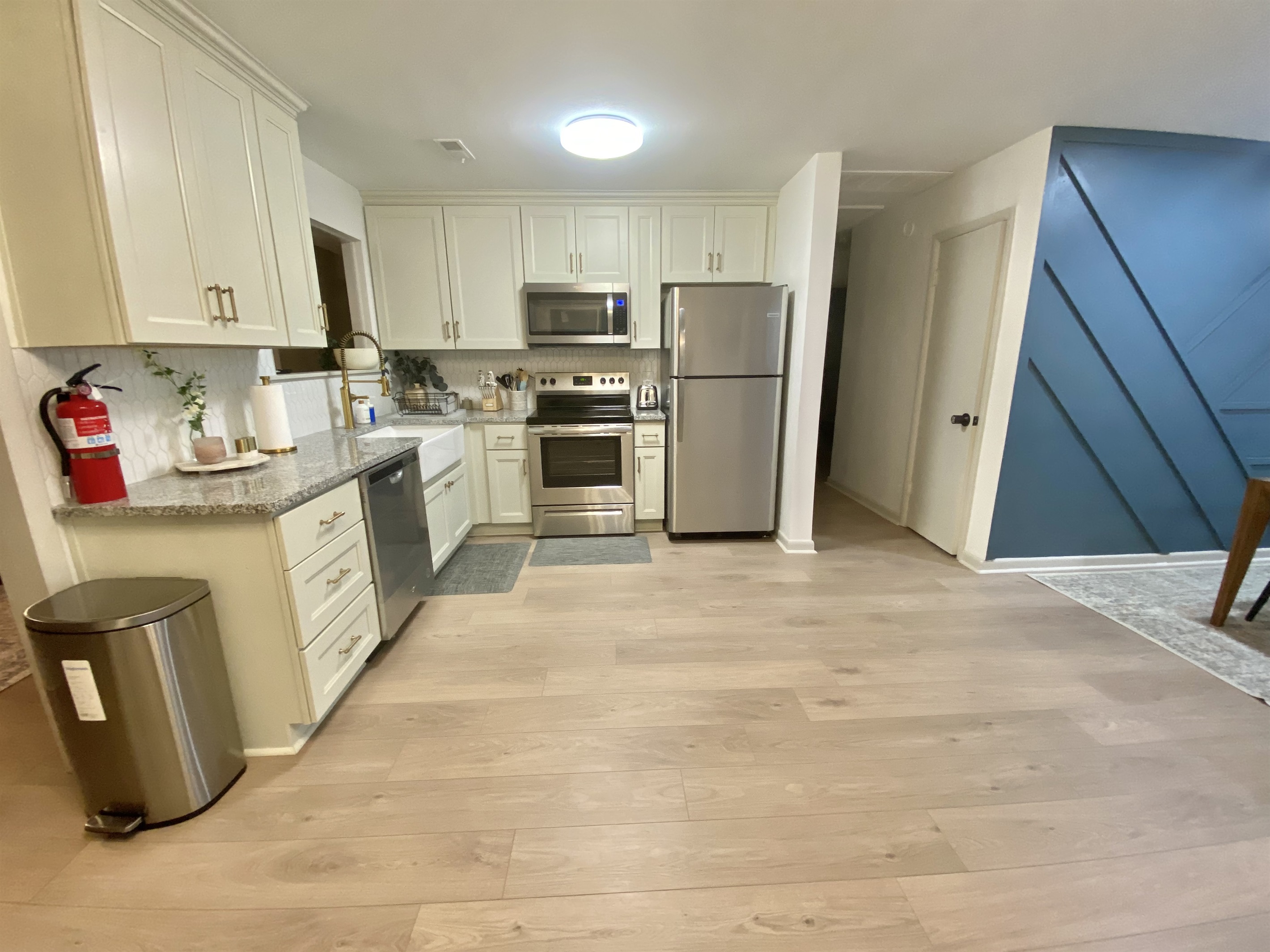 Open kitchen overlooking the dining room.