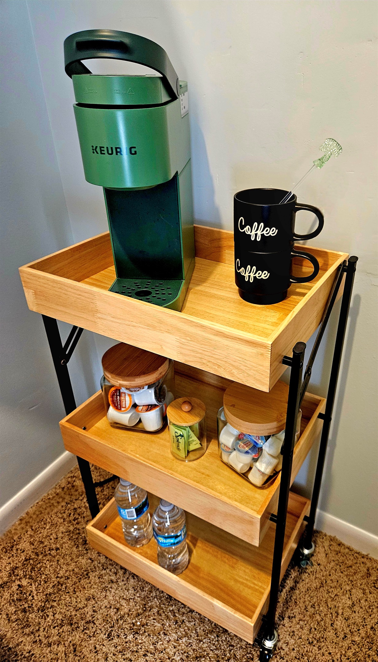 Stay in your master suite a little longer in the morning and enjoy the private mini coffee bar.