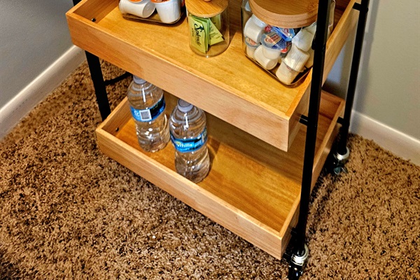 Stay in your master suite a little longer in the morning and enjoy the private mini coffee bar.