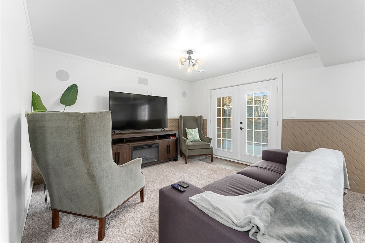 Lower level Family Room. 