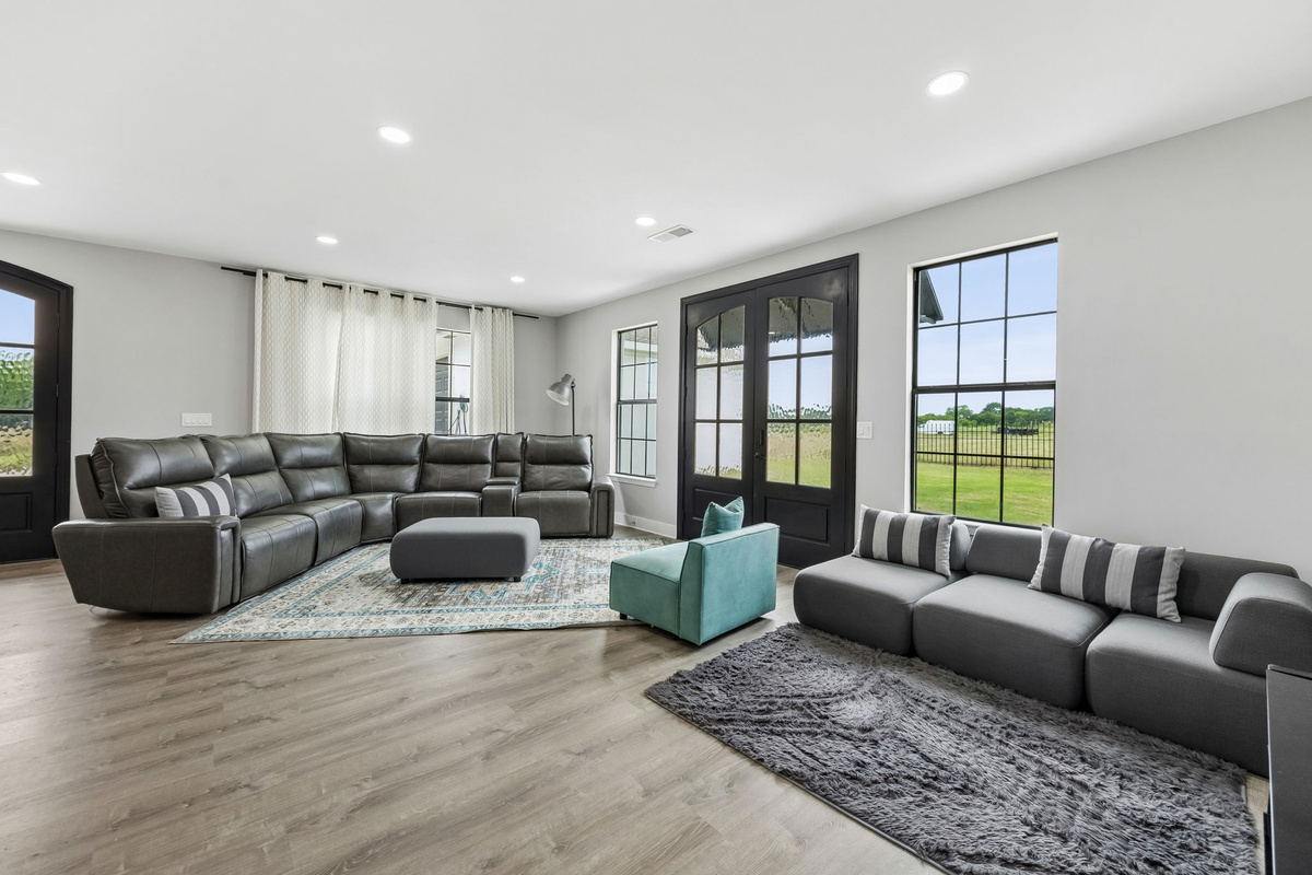 Spacious open-concept living designed for connection and comfort
