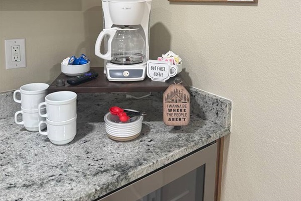 Lower level Coffee Station