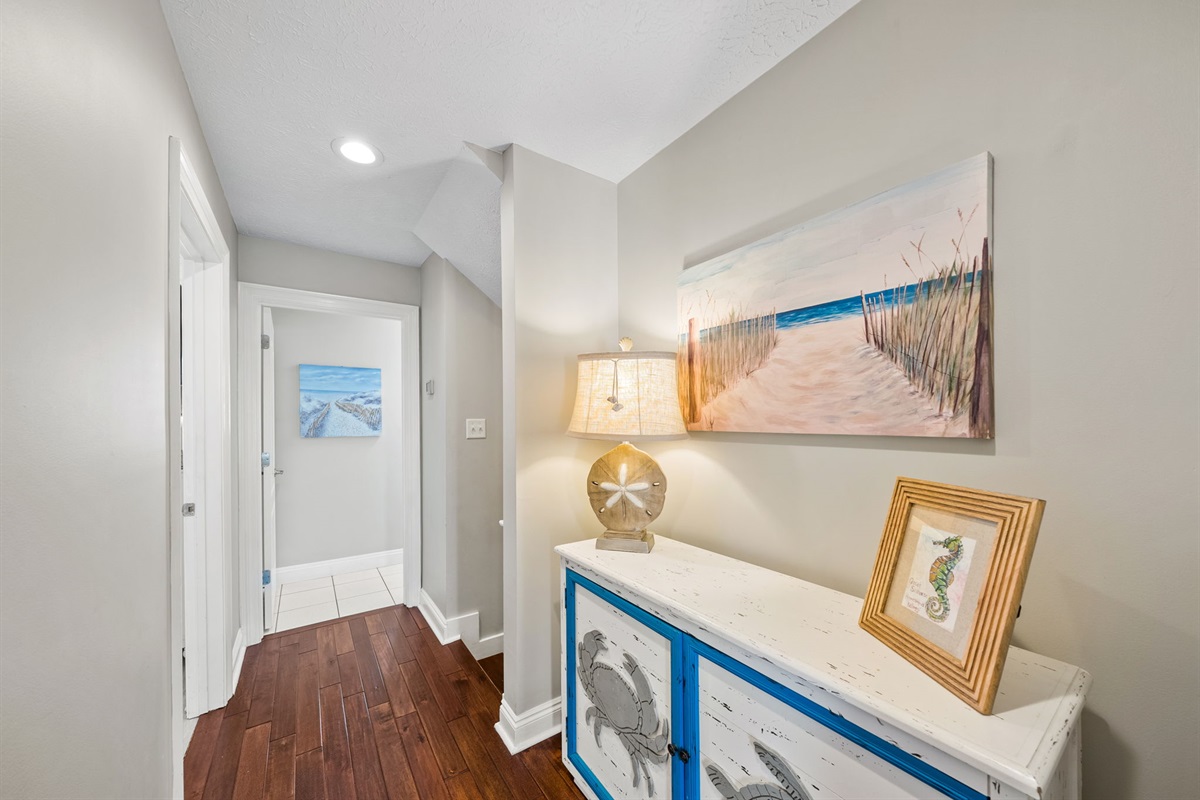 Games and cards are kept in this cute turtle cabinet on the 2nd floor.