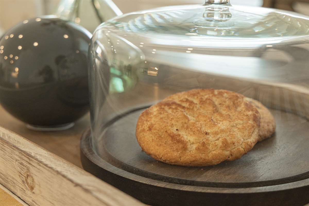 Fresh Baked Cookies to greet guests