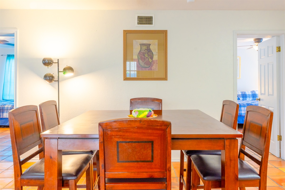 Downstairs Dinning area