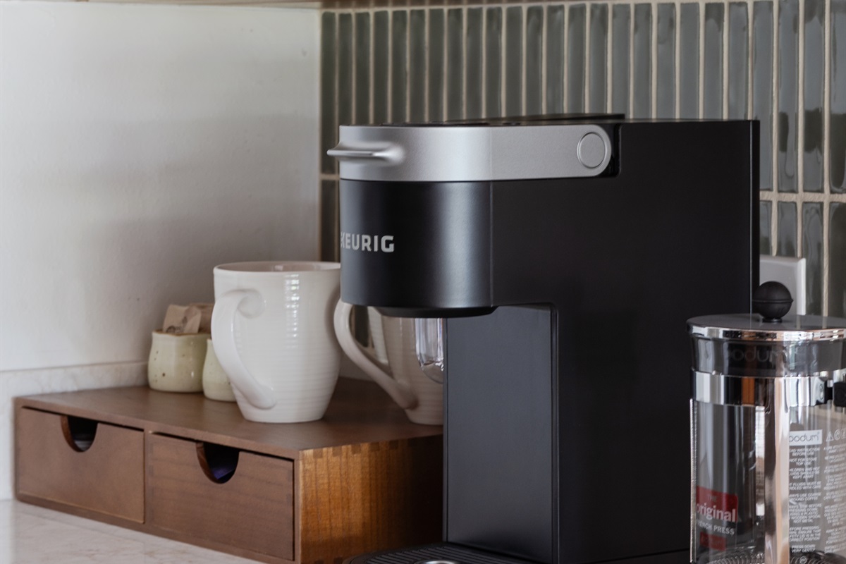 Keurig pod coffee maker.