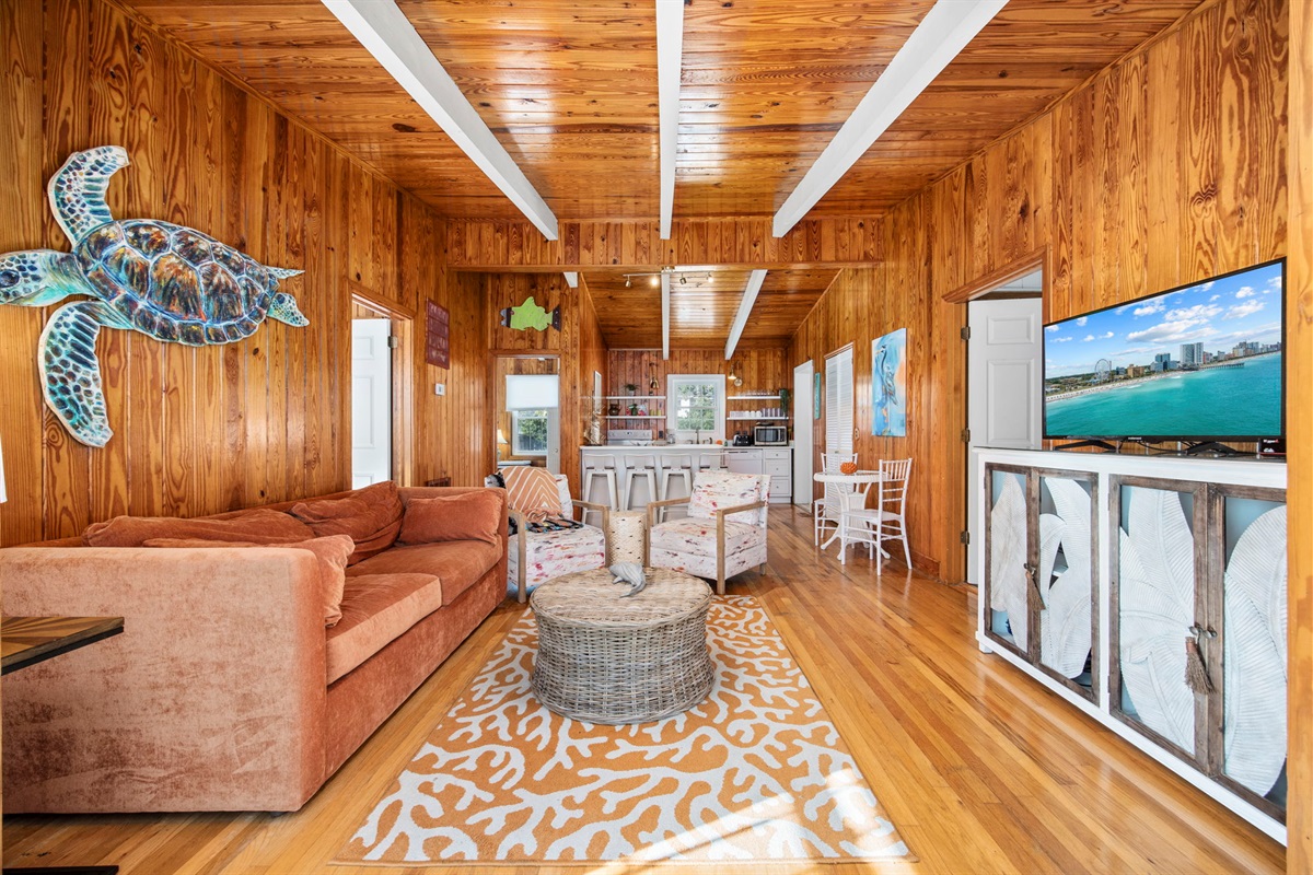 Family Room - Large Screen TV