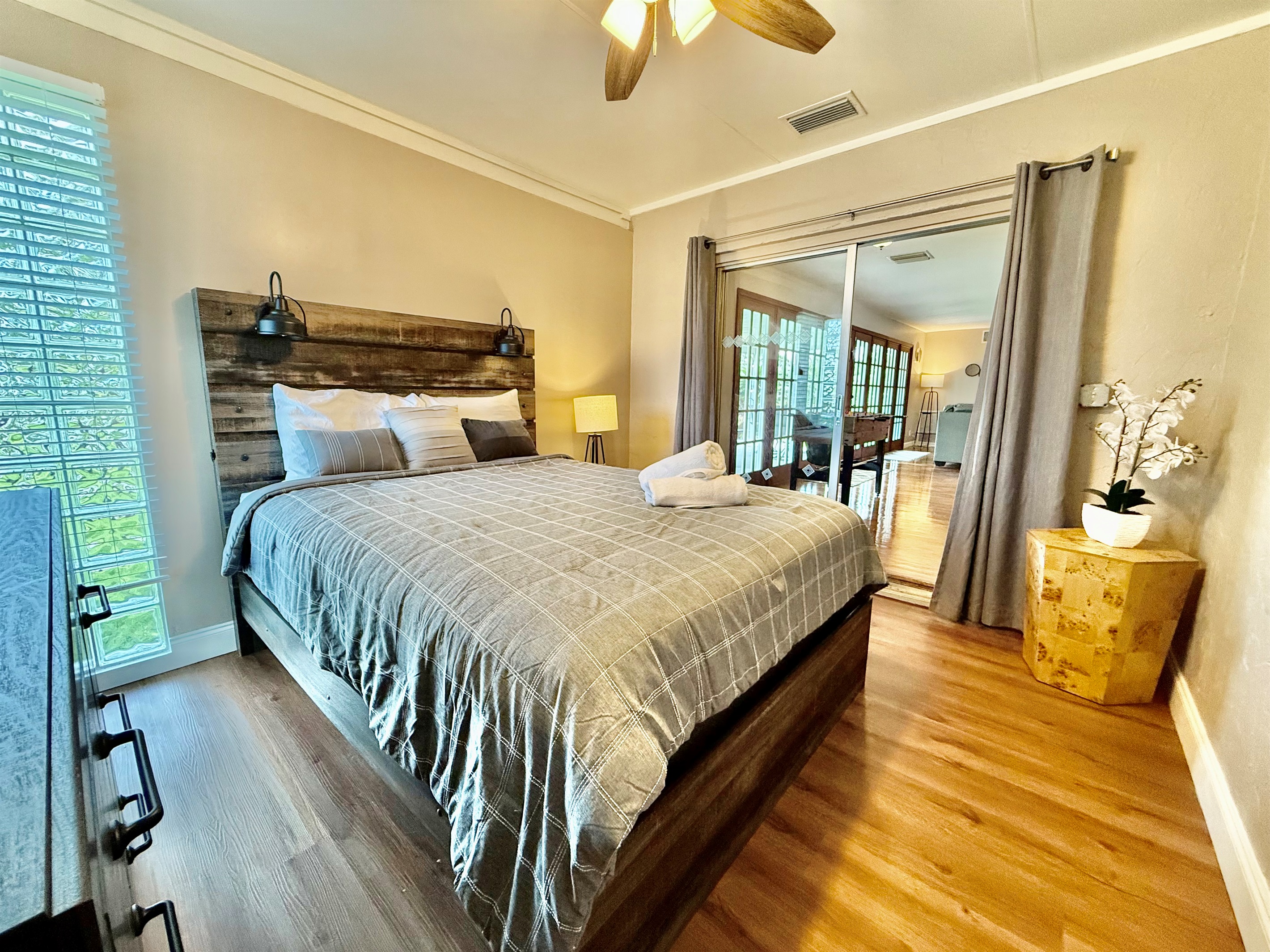 End each day in this peaceful haven, where clean lines, neutral tones, and soft textures promote deep rest and total relaxation.
