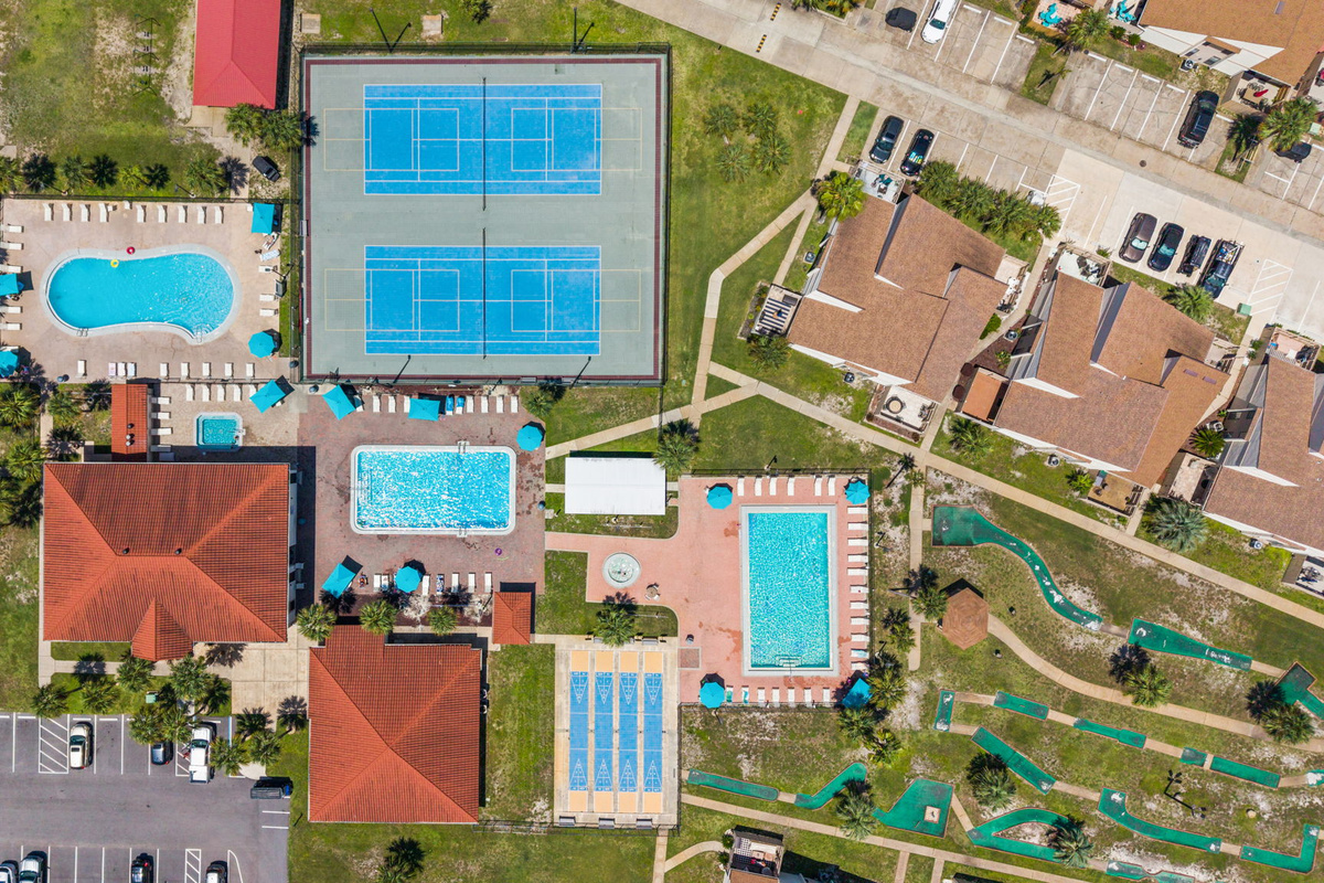 Aerial of Complex and Amenities