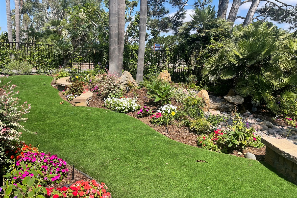 Private gated garden