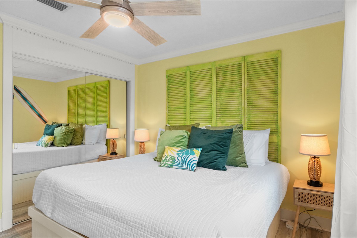 Master Bedroom with King Sized Bed and Ensuite Bathroom