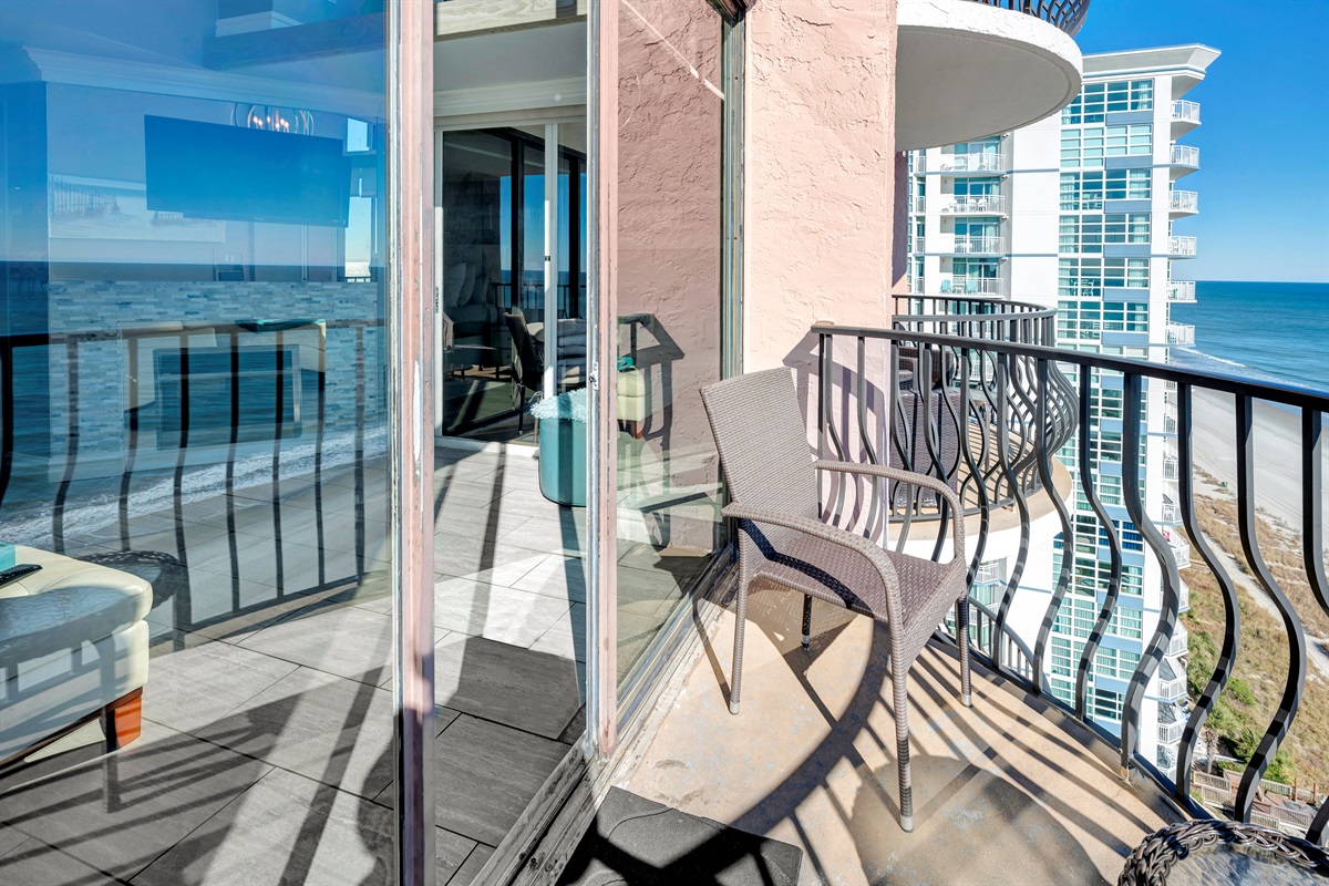 Amazing View from the Balcony!