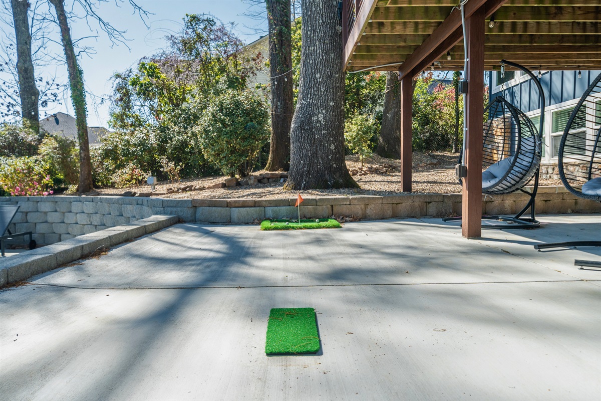Challenge your group to a fun round on the putting green, adding a little friendly competition to your time outdoors.