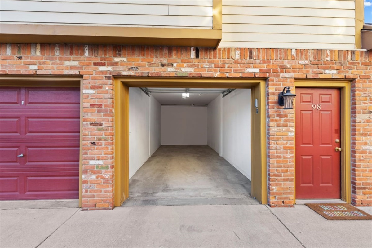 Garage where you can park your cars safely.