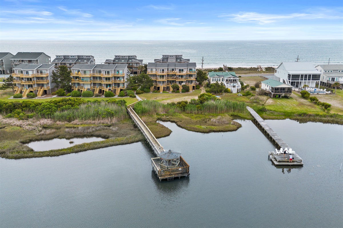 Private dock access on the sound side&mdash;perfect for fishing, kayaking, or sunset views