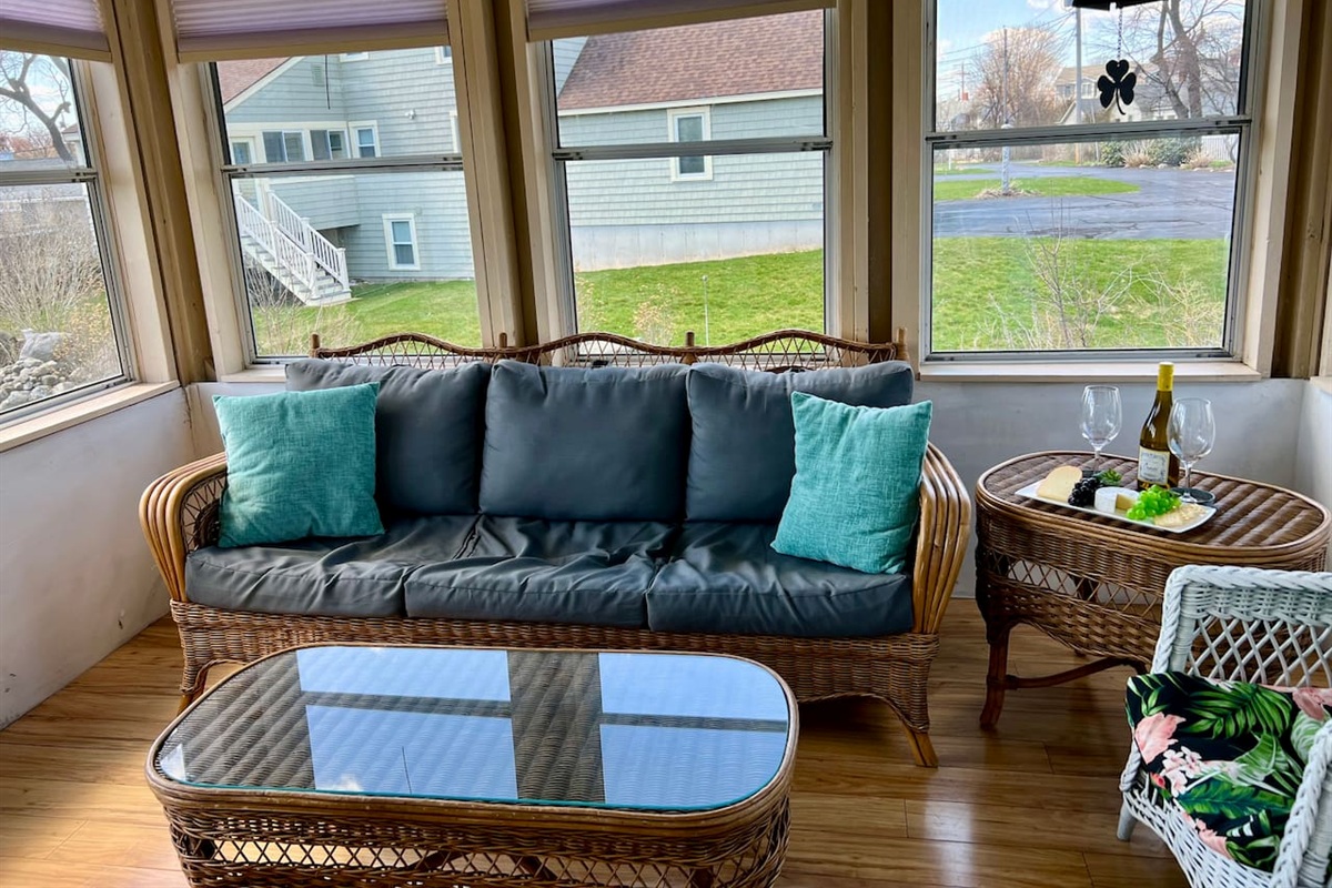 Sunroom lounging