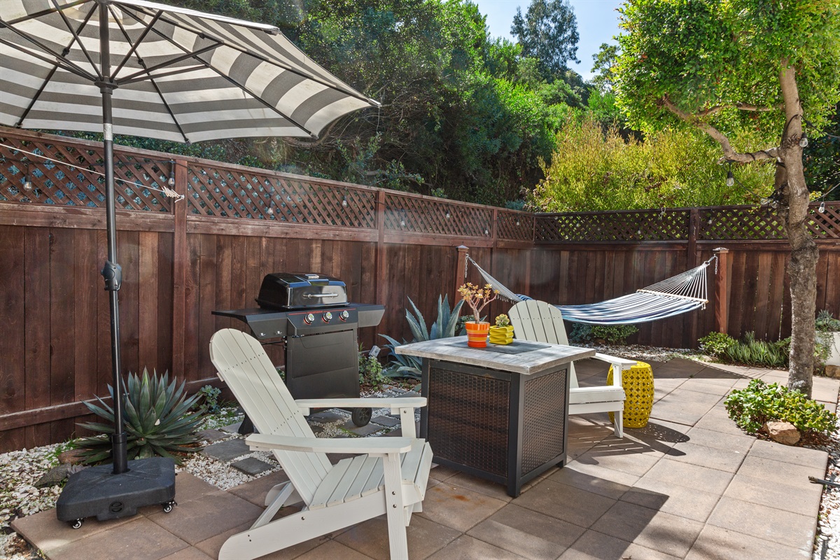 Private patio