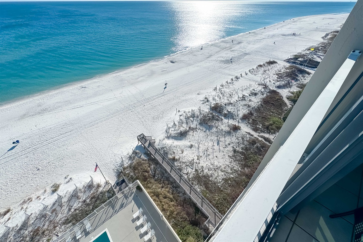 Unobstructed ocean views from your private balcony. Experience the tranquility and beauty of the sea from the comfort of your own space.