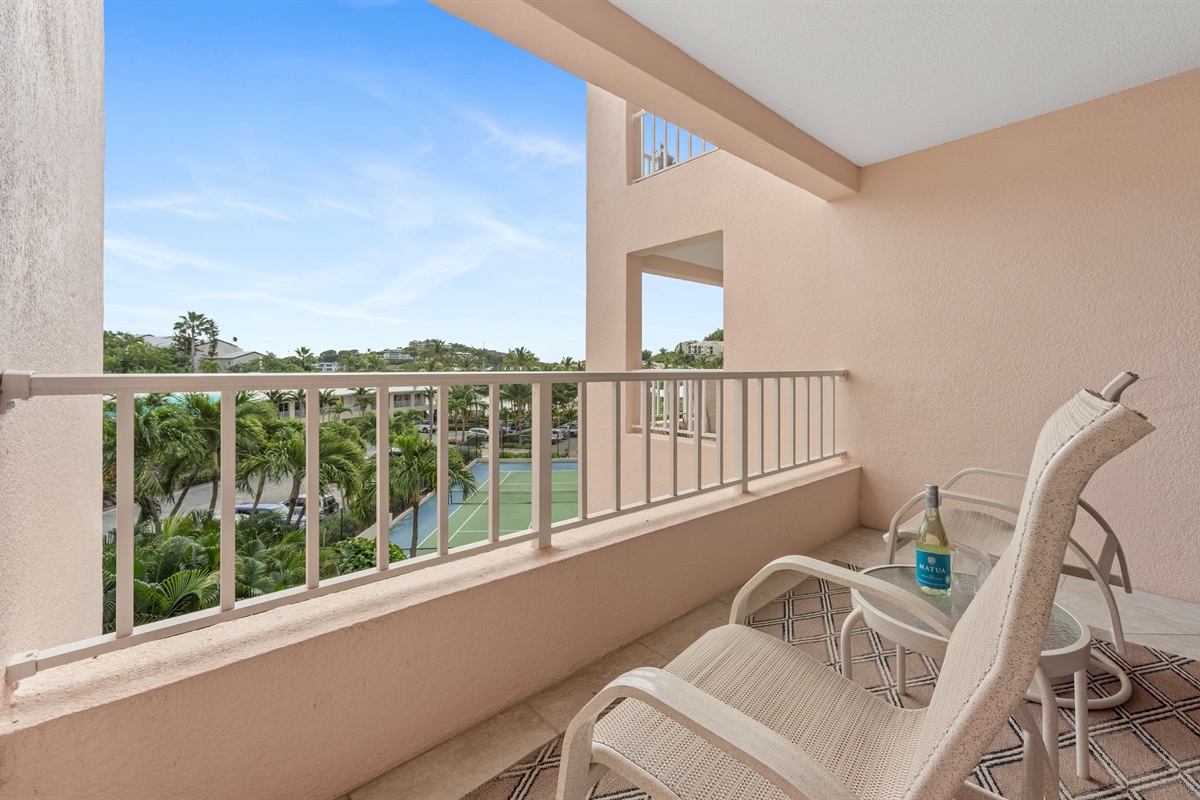 Whether it&rsquo;s sunrise reflections or sunset cocktails, this balcony is the perfect backdrop.