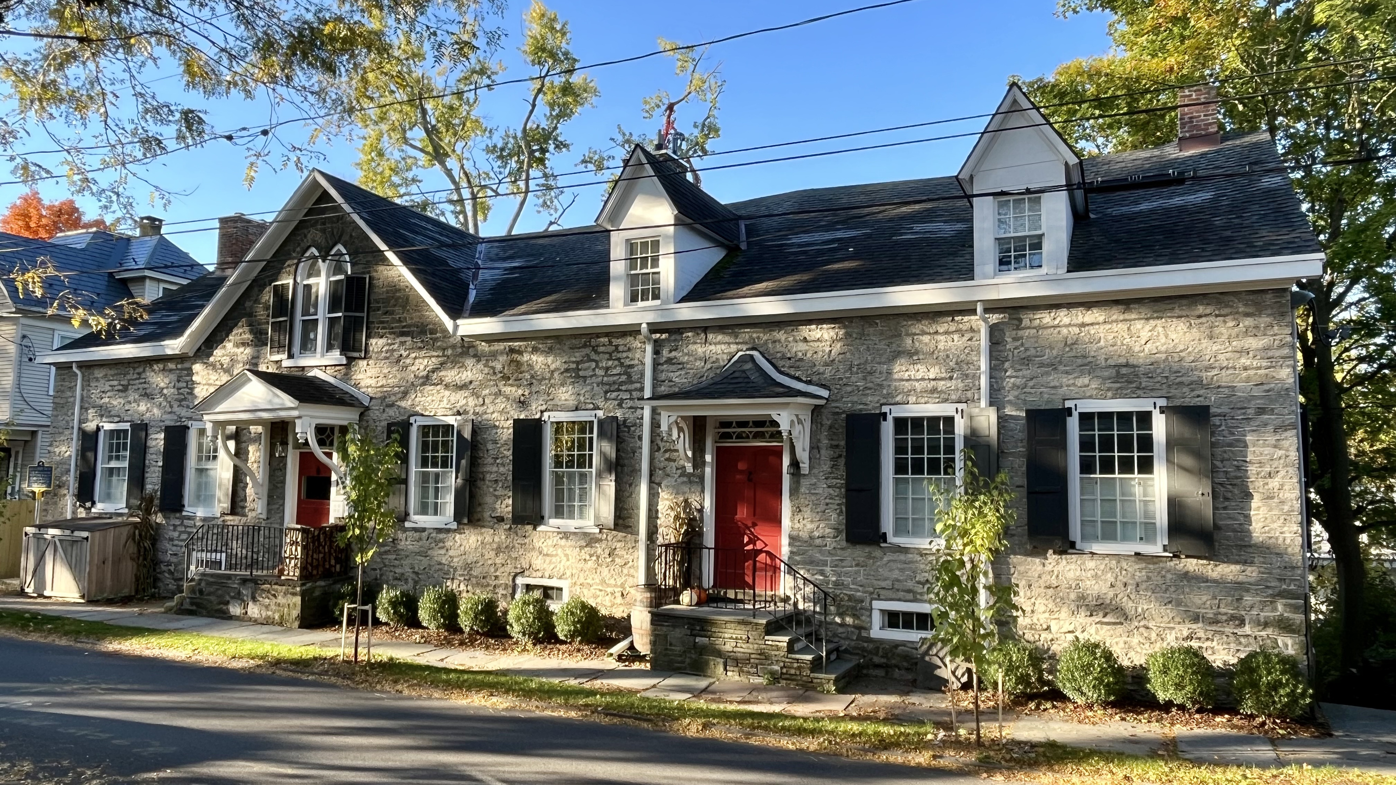 The house from Green Street in the fall