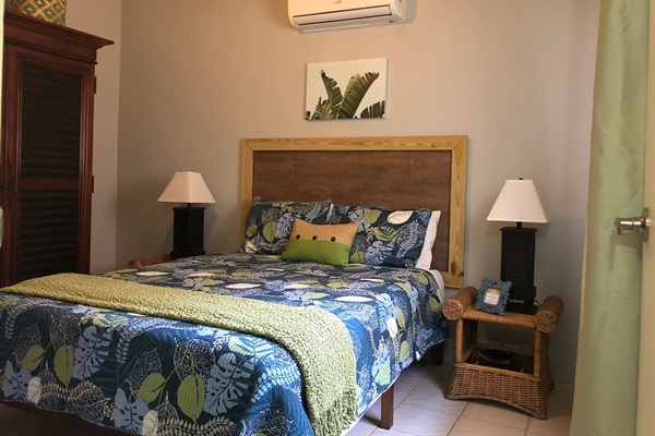 Guest house bedroom with Queen Bed