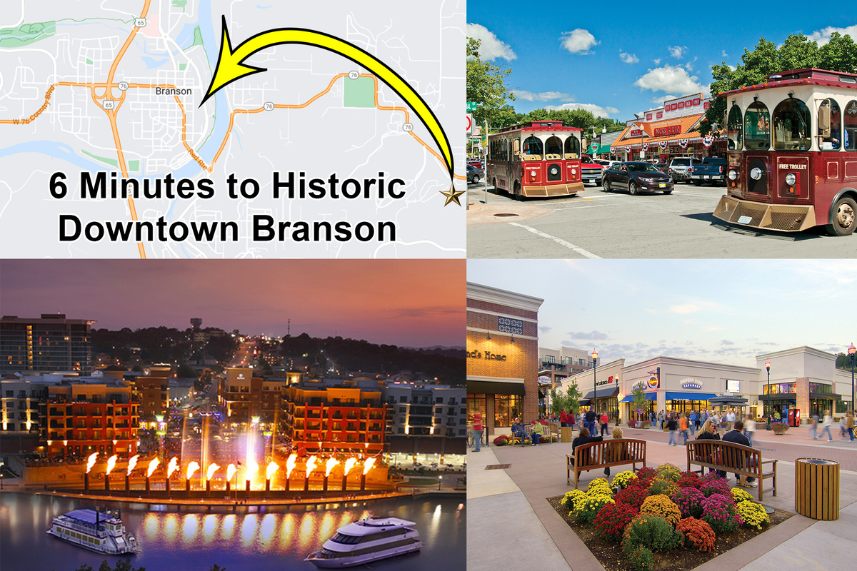Close to Historic Downtown Branson!