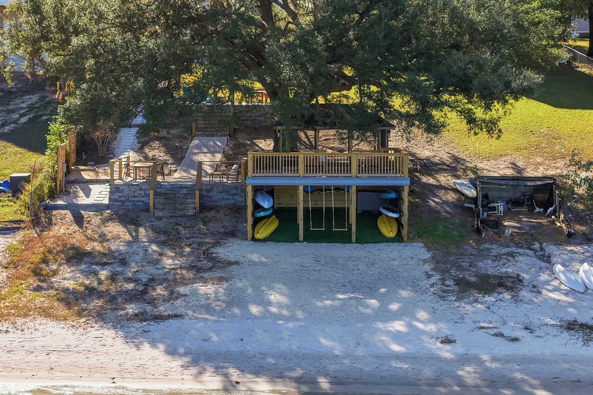 Kayak & Beach Toy Area