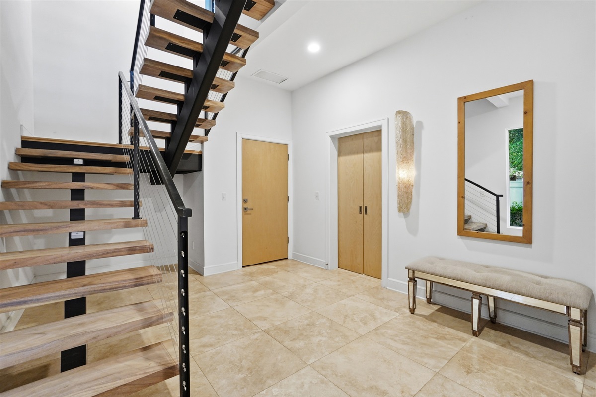 Entrance to the home