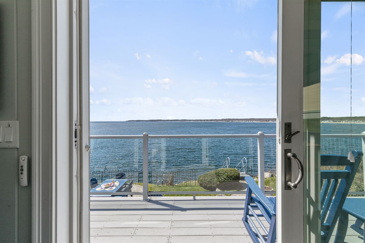 Balcony from kitchen view