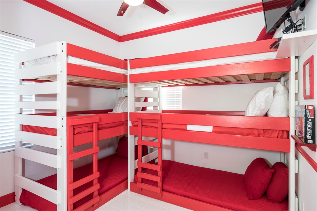 Themed bedroom suite at Orlando group vacation rental