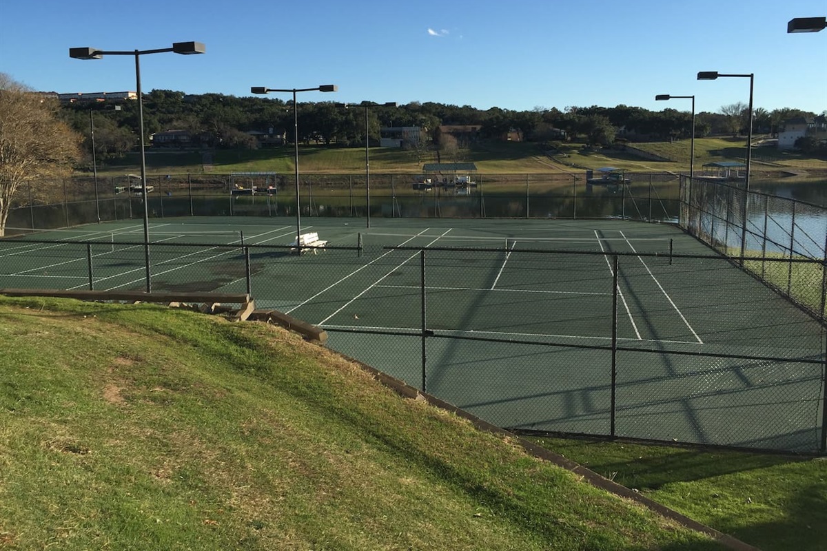 Lakeside Tennis Courts with Lights