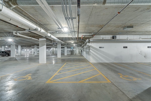 Underground parking for mobility challenged