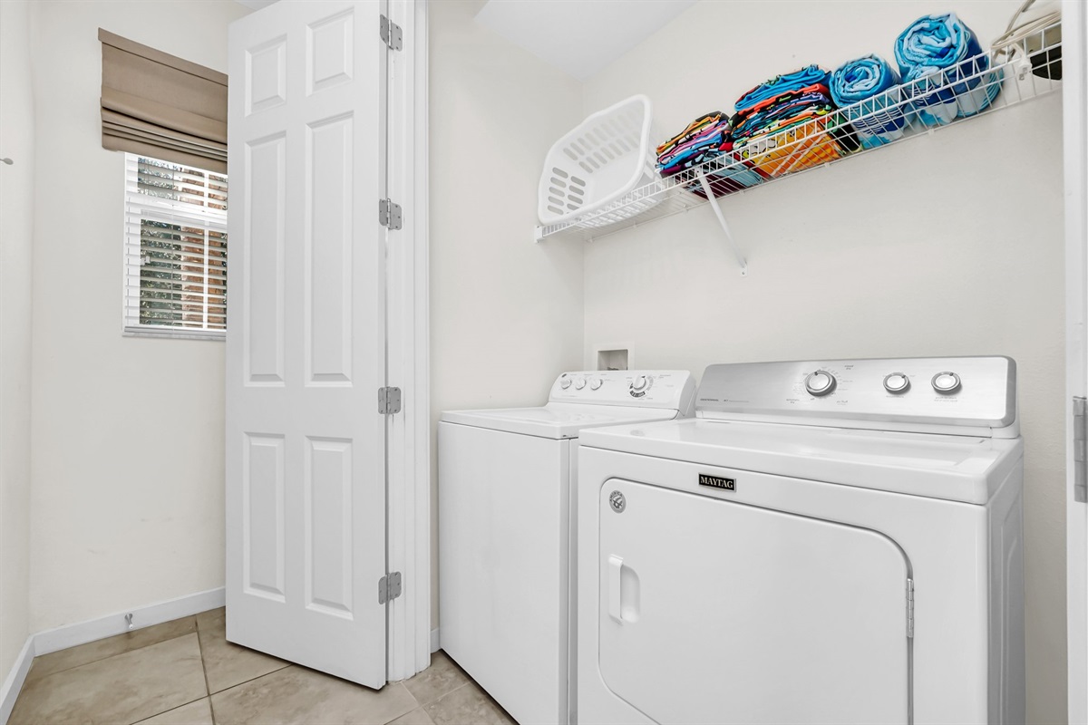 On-site private laundry