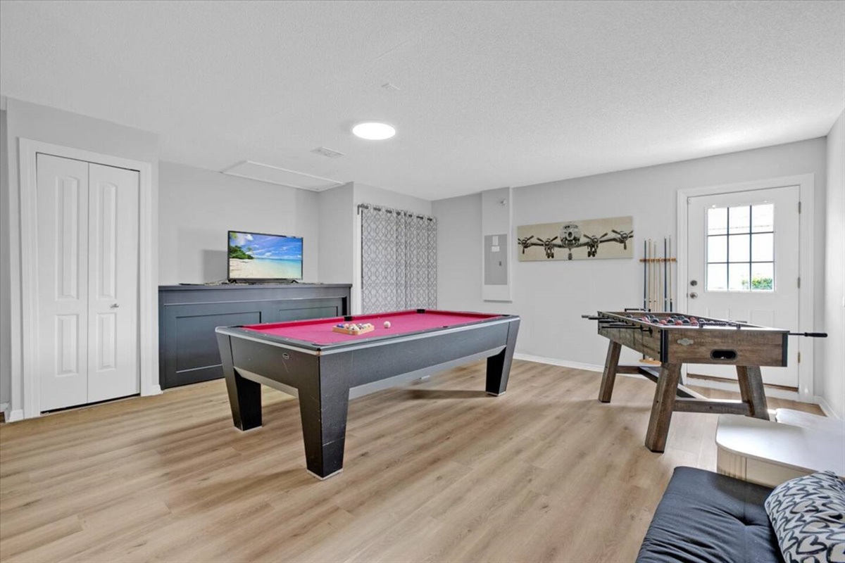 This is our fun game room!