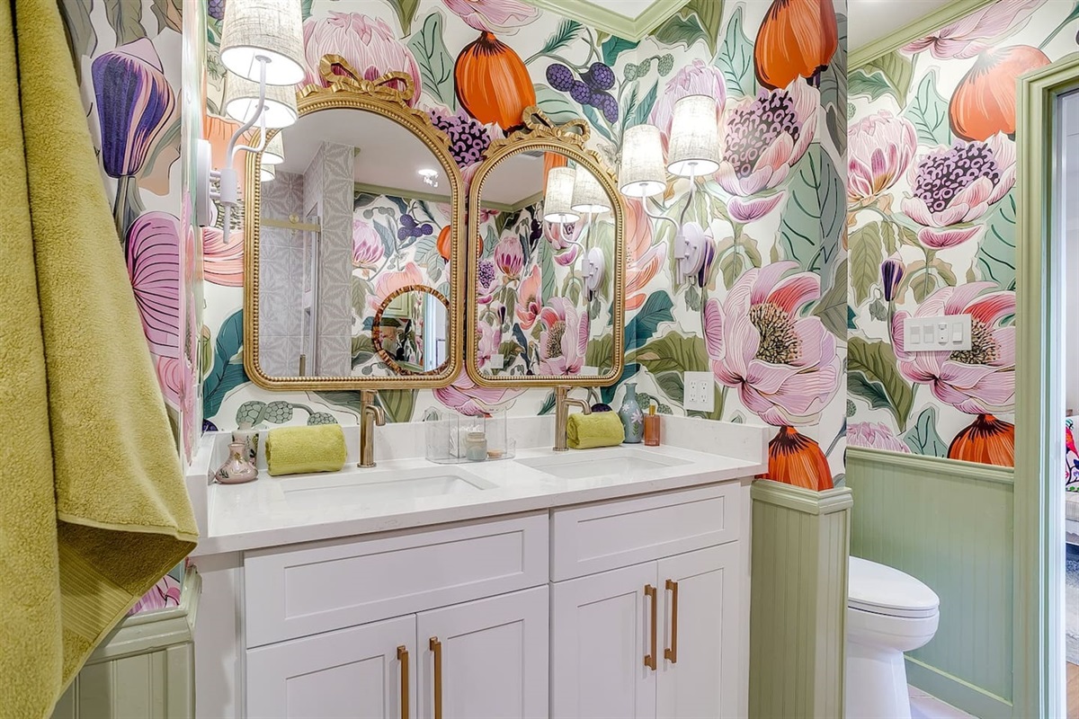 Layered finishes and functional layout