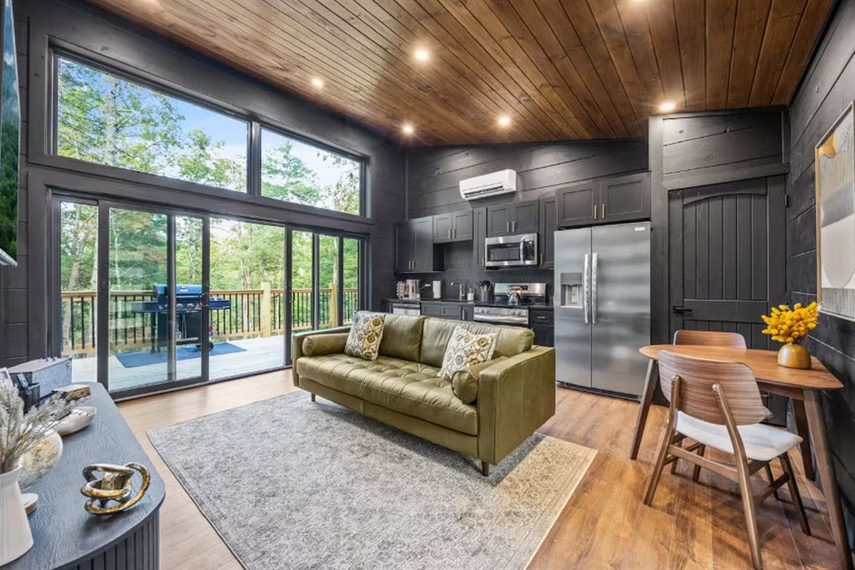 Spacious living spaces