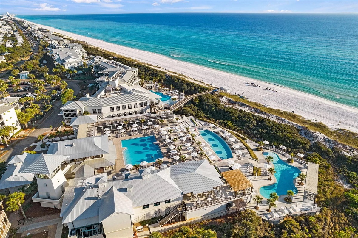 Exclusive access to WaterColor Beach Club and resort-style amenities.