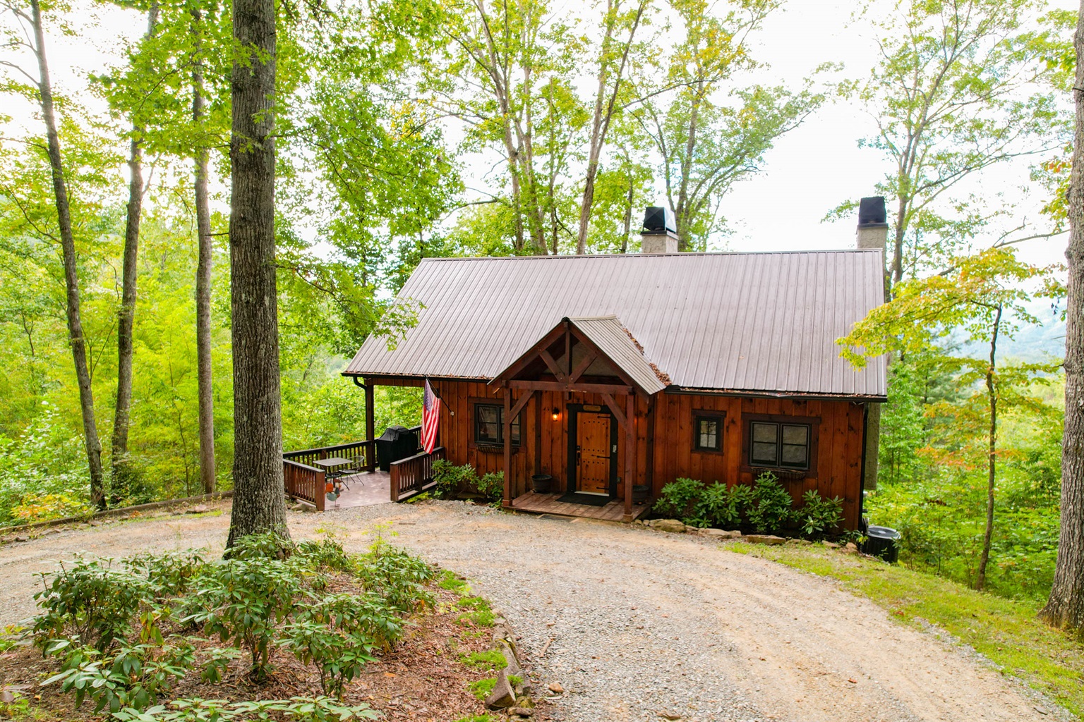 Bryson City Vacation Rental | 1BR | 1BA | 1,000 Sq Ft | Step-Free Access