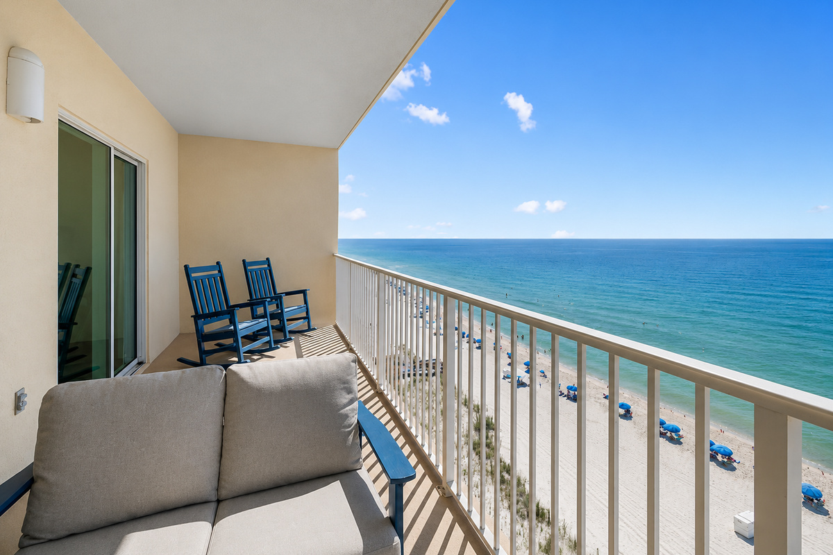 We also have rocking chairs to enjoy the fabulous view!
