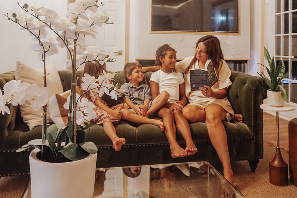 Create special memories with loved ones in the family room.